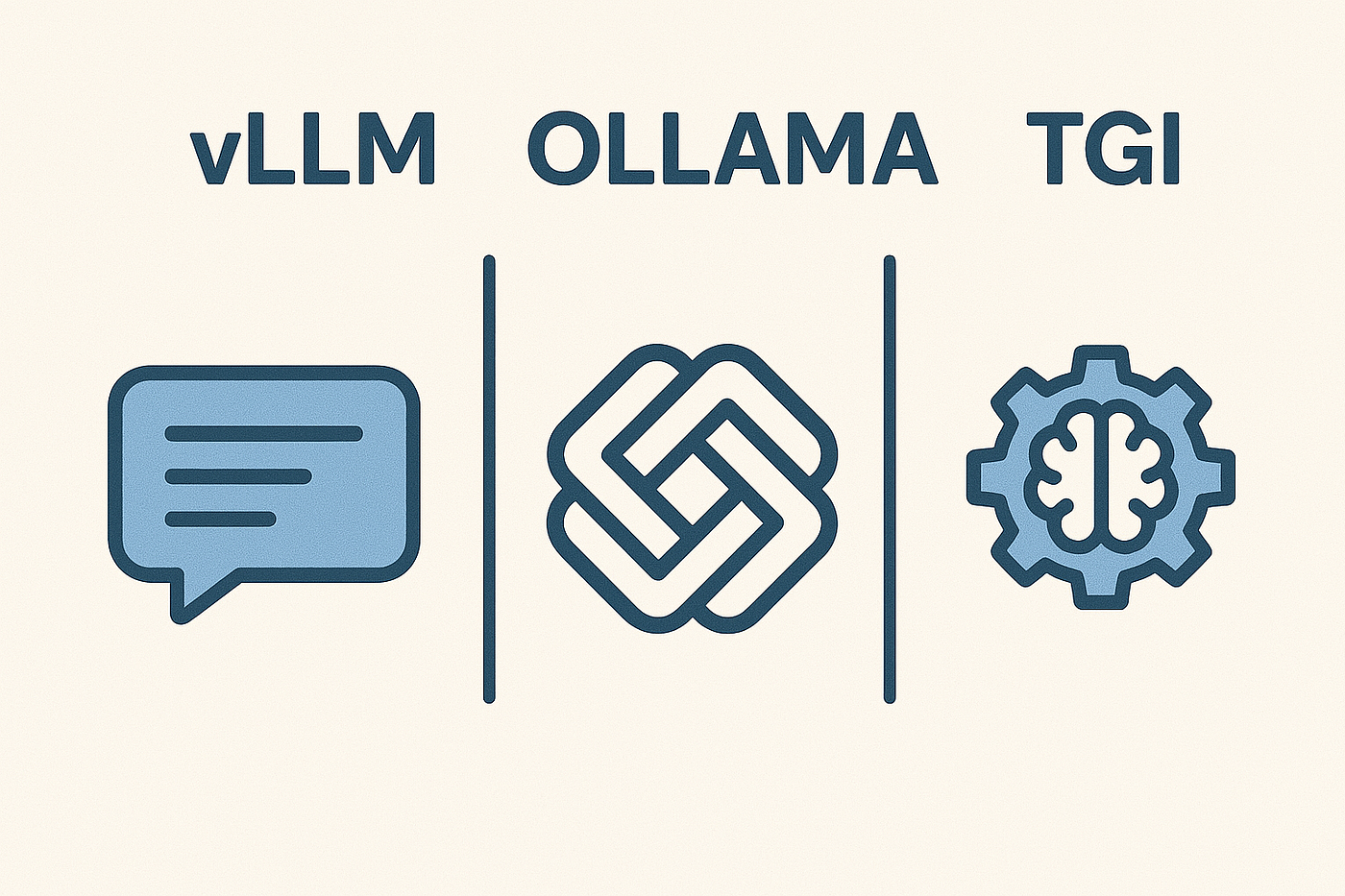 vLLM vs Ollama vs TGI