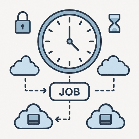 Cloud Scheduled Job Diagram